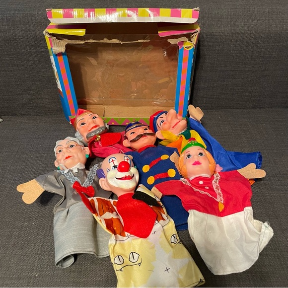Toys Vintage 7s Mr Rogers Neighborhood Type Of Puppets Lot Of 6 With